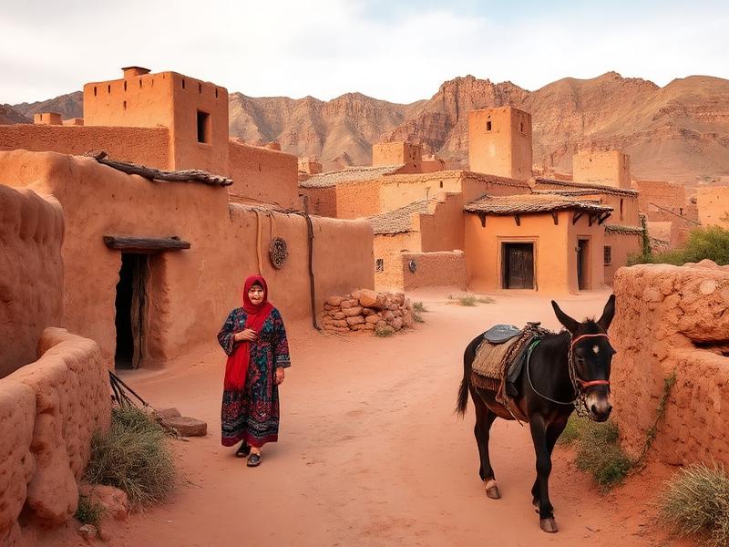 Scene from Morocco