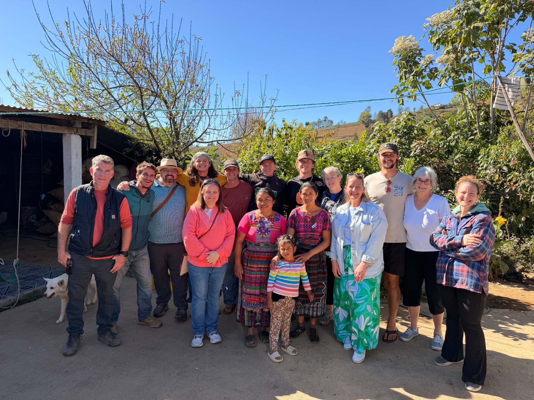 Visiting and praying with a local family in Guatemala