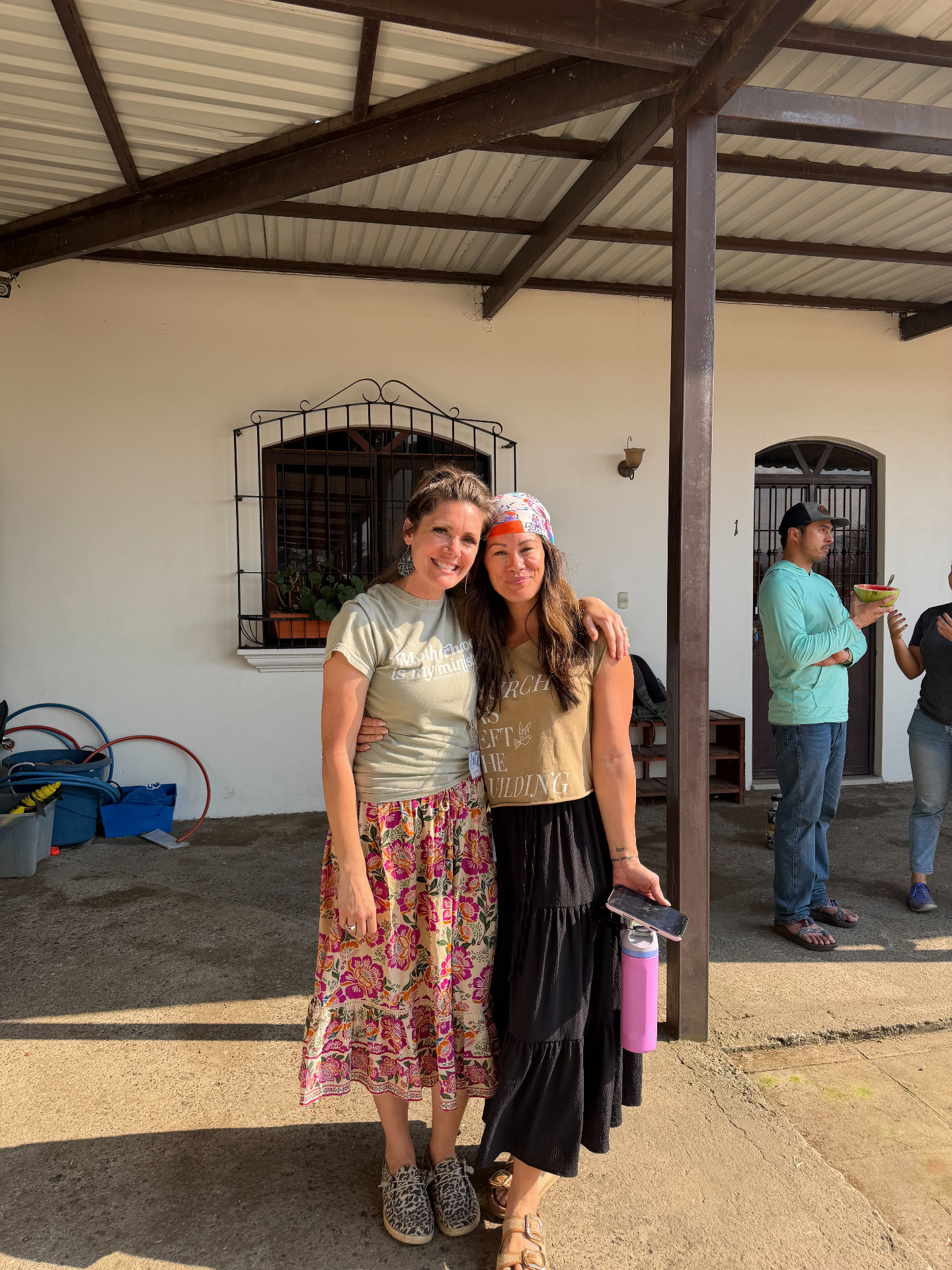 Two friends together on a Parent Vision Trip in Guatemala