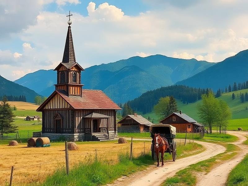 Scene from Romania